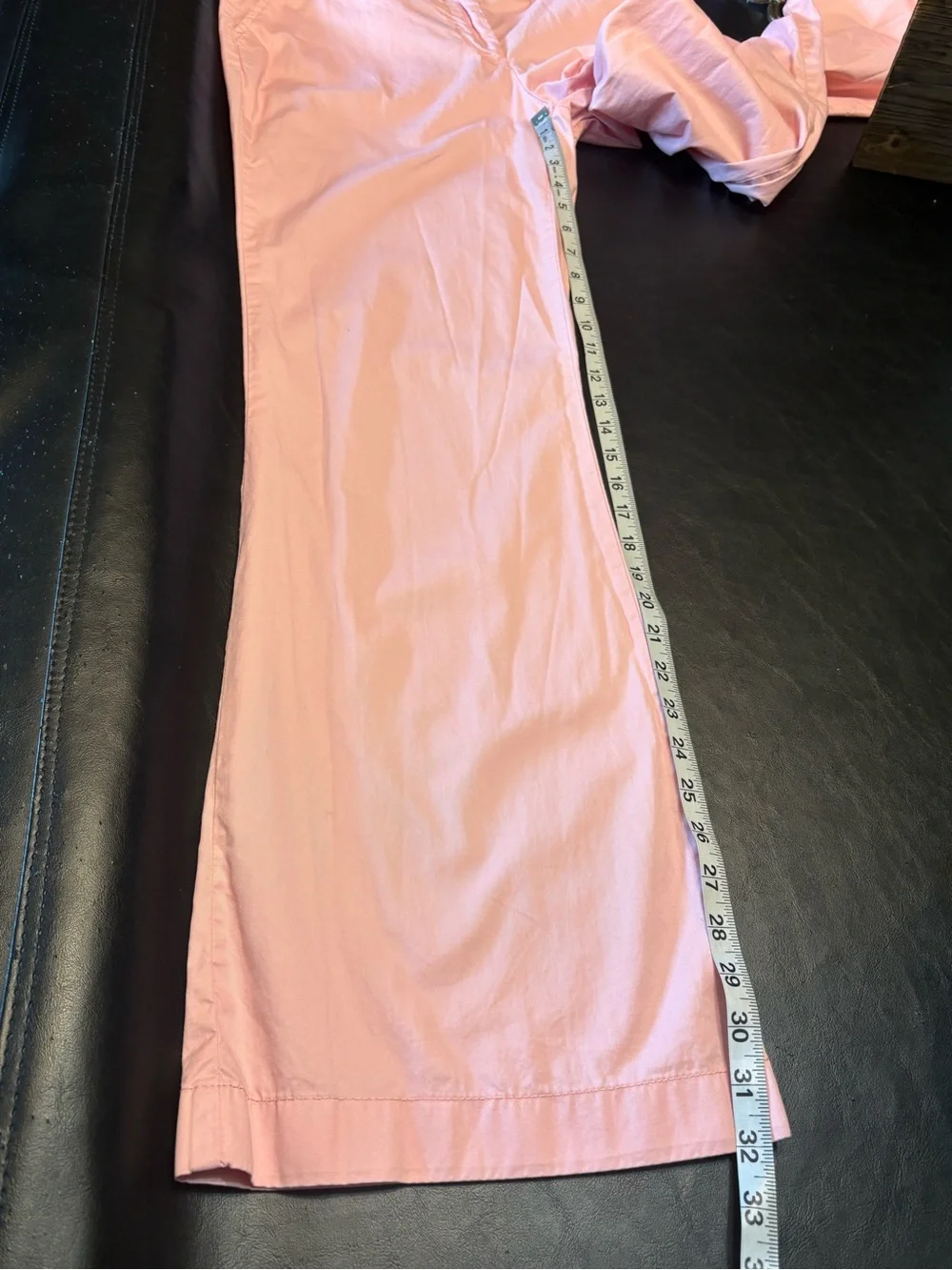 J. Crew Pale Pink Wide-Leg Low Fit size 10 Pants